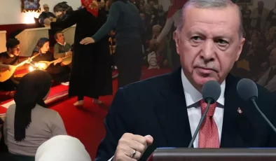 Cumhurbaşkanı Erdoğan, Özel’in “Cemevi, Cümbüş evi” iddiasına ateş püskürdü