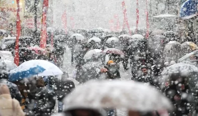 60 ilde sarı alarm! İstanbul’a kar geliyor
