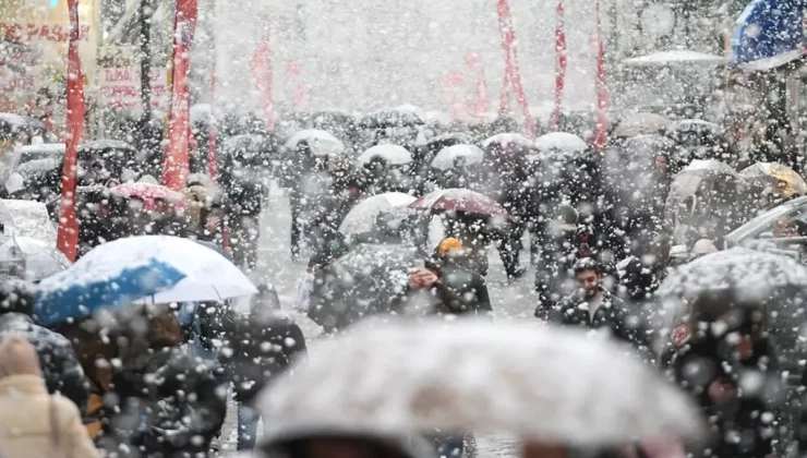 60 ilde sarı alarm! İstanbul’a kar geliyor